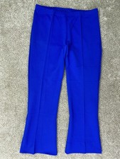VTG Broderick Baseball Pants Men Large 34x31 Royal Blue Nylon - Made in USA -NEW
