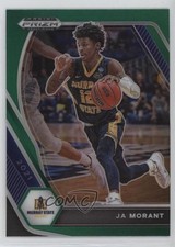 2021-22 Panini Prizm Draft Picks Green Prizm Ja Morant #64 1aj1