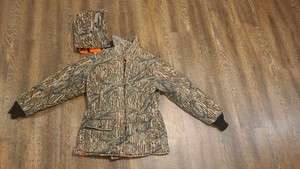 Mossy Oak Treestand Camo Reversible Jacket Made In USA Large
