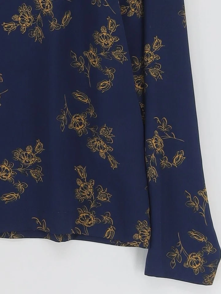 Blusa básica para mujer La Redoute UK 10 azul 100 % poliéster Foto 4 de 4