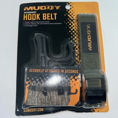 Muddy Accessory Hook Belt | Durable Adjustable Hunting Gear Holder, 2-Pack