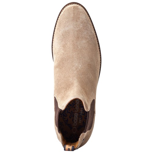 Botas Chelsea Base London Para Hombres Virgil Gamuza Informales Inteligentes Tobillo Distribuidor Pull-On - Imagen 20 de 21