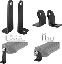 2 Pack Light Bar Mounting Brackets, Universal LED Light Bar Mounts for Single Ro