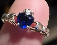 Claddagh Ring Irish Ireland Gift Ladies Girls Promise Love Ring 925