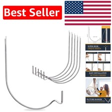 Easy Install Picture Hanger Super Hooks 50-Pack - Damage-Free Versatile