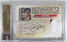 2007-08 ITG Ultimate Memorabilia 8th Edition 1/19 Karl Alzner Patch Auto 0f5t