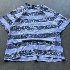 Vintage 90s Gotcha Tribal Aztec AOP Tee Made in USA Surf Skate L