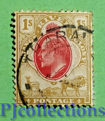 U2628- ORANGE RIVER COLONY 1903 KING EDWARD VII 1sh GEBRAUCHT