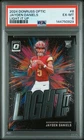 2024 PANINI DONRUSS OPTIC LIGHT IT UP #8 JAYDEN DANIELS ROOKIE RC PSA 6
