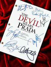 Devil Wears Prada Signed Movie Script, Full Screenplay Autographed Reproduction