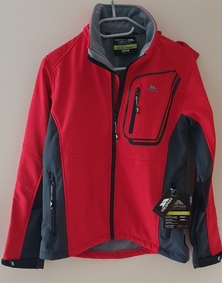 Funktionsjacke Trespass rot-schwarz Gr.S NEU