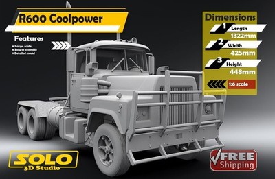 Mad Max R600 Coolpower Traktor für 12'' Actionfiguren im Maßstab 1:6