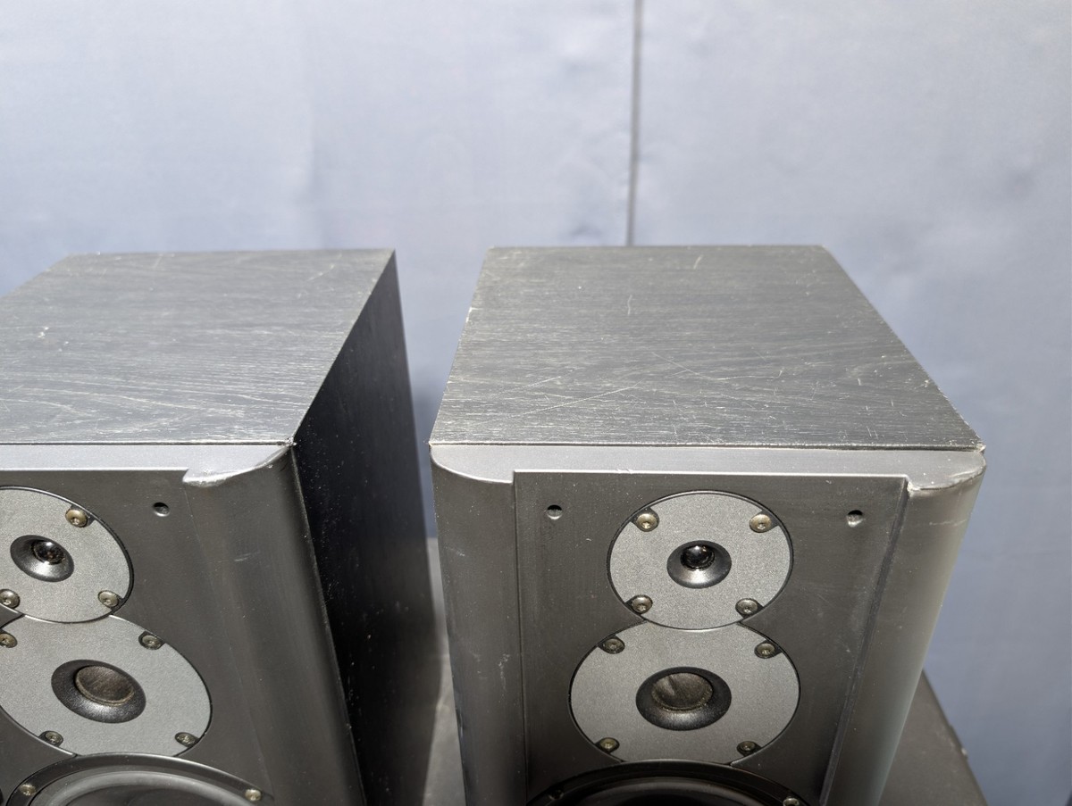 シオページ Jamo 407a 3-Way Bookshelf Speakers – Made in Denmark – Bi-Amp
