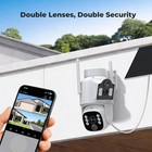 Solar Battery Powered Camera Dual Lens 10CH NVR Wireless Security Camera System — photo 5