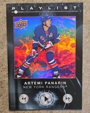 Upper Deck Playlist Artemi Panarin PL-17 New York Rangers 2024-25 Series 2