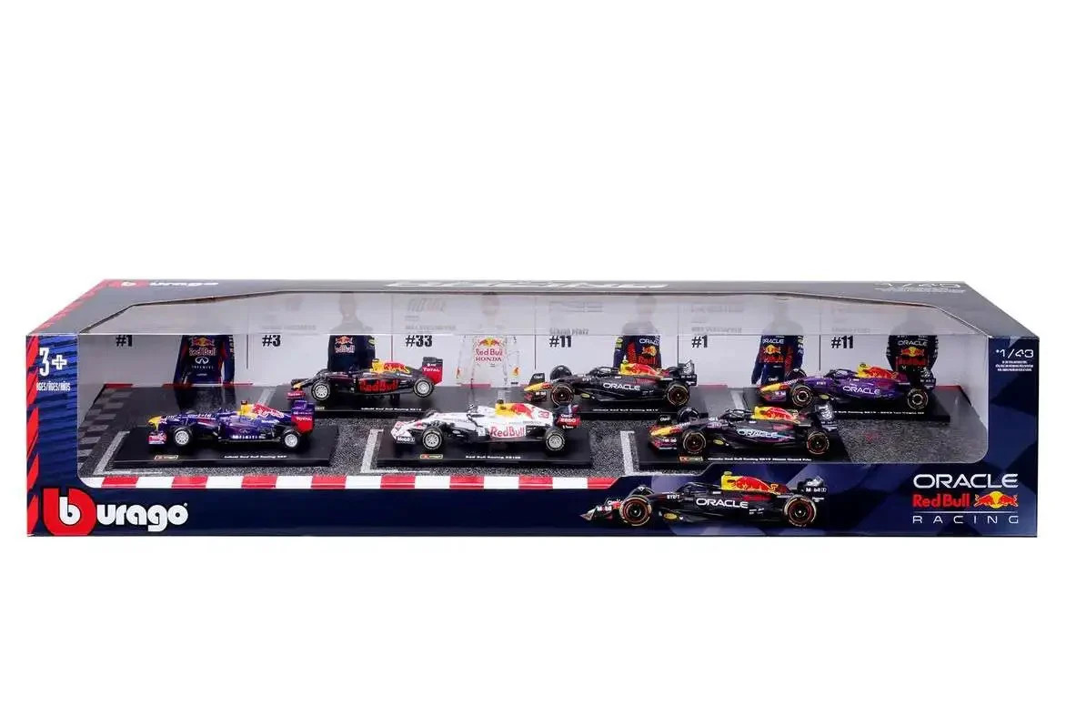 Bburago: Oracle Red Bull Racing Formula 1 - 6 Cars Set Exclusive