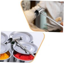 Sleek Silver Food Scoop Designed Specifically for Cotton Candy Machines