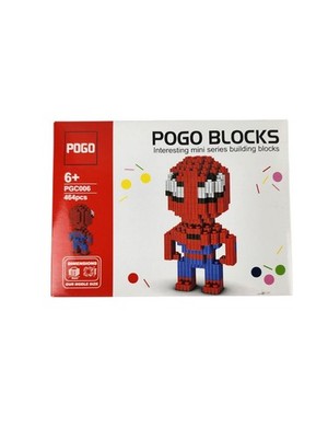 Pogo Mini Building Blocks Marvel  Set 464 PCS Spiderman Mini Figure Building Toy