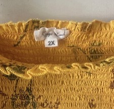 Floral Yellow Women  s Dress