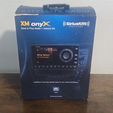 Sirius XM Onyx Dock  Play  Vehicle Kit Satellite Radio Model XDNX1V1 Open Box