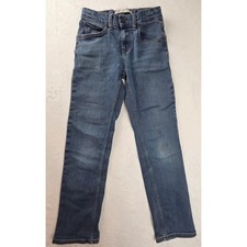 Levis Performance 514 Straight Jeans Boys 12 REG W26 L27 Blue Adjustable Waist