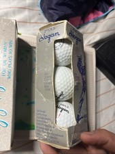 Vintage Golf Balls Hogan Hotel Employees Restaurant Set of 3