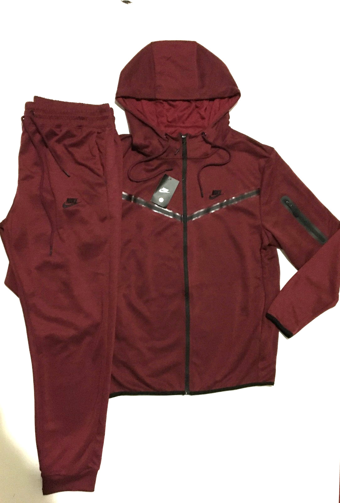 Men's Nike Tech Suits Full Zip Warm Jogging  Set