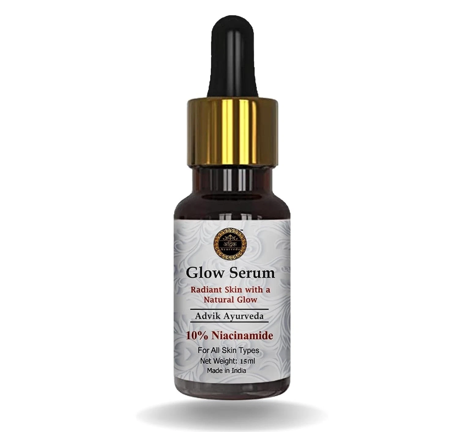 Advik Ayurveda Glow Serum 10% Niacinamide For All Skin Types 30ml