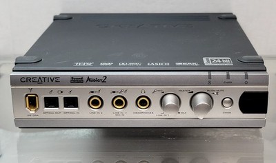 Vintage Creative Labs Sound Blaster Audigy 2 SB0290 External Interface Tested
