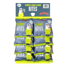 Pub Original Bites - Scampi and Lemon Flavour Fries - Pub Card of 8 x 40 g Bags
