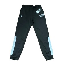 NBA Boys Jogger Pants Black L 14-16 Elastic Waist Pockets