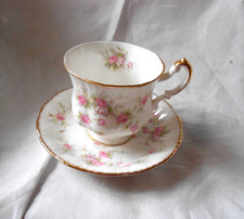 Paragon Victoriana Rose English Fine Bone China Tea Cup & Saucer.