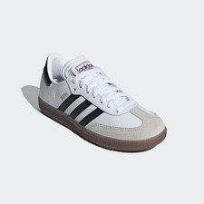 Adidas Samba IF1944 Sneakers Kids US 11 White Black Indoor Soccer Shoes GAL1416