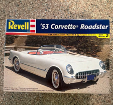 Revell 53 Corvette Roadster 124 Plastic Model Kit Skill 2 85-2164