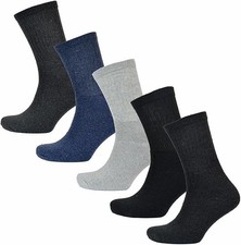10 Pairs Mens Bigfoot Cotton Rich Premium Quality Sports Socks UK 12-14 Assorted