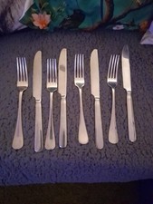 8 Piece Maxwell And Williams Cutlery Stainless Steel Set Used