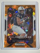 2021 Panini Prizm Draft Picks -All-American Pat Freiermuth #184 Orange Ice Prizm