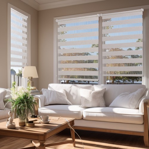 Doppelrollo Duo Rollo Klemmfix ohne Bohren blickdicht Fensterrollo Zebrarollo - Zdjęcie 10 z 77