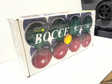 EPCO Premium Quality Tournament Bocce Ball Set 107mm Green Red