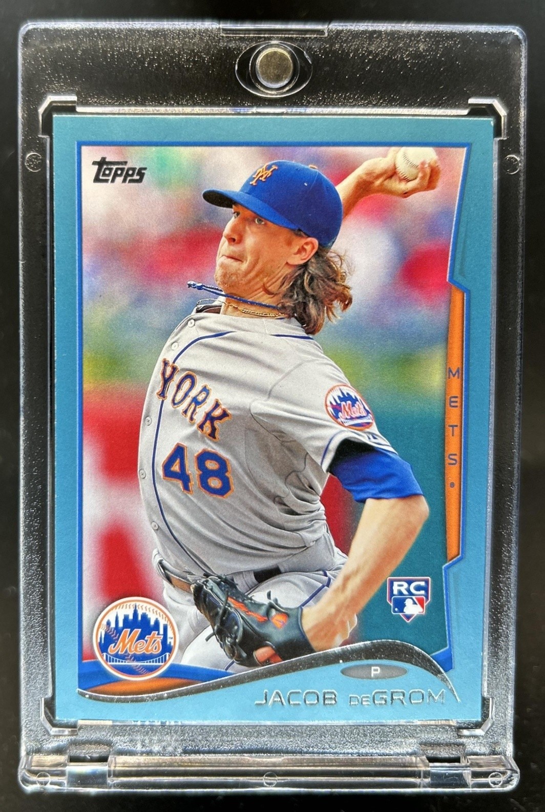 2014 Topps Update Jacob deGrom RC Walmart Blue Border Rookie #US-50 Mets