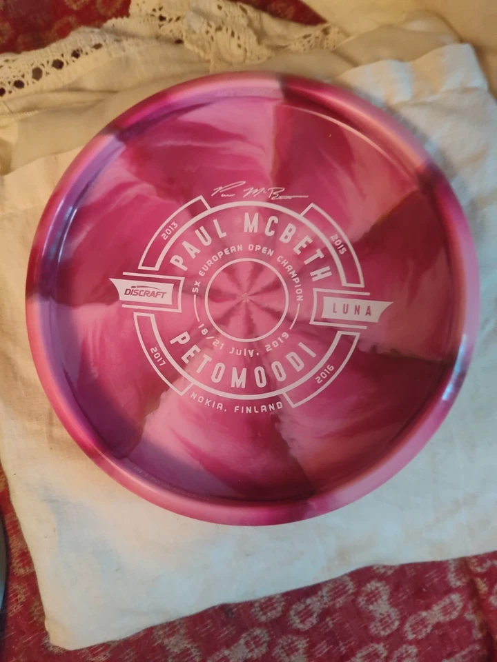Luna ESP Swirl 2019 Euro Petomoodi McBeth pink VERY Rare - Image 4 of 4