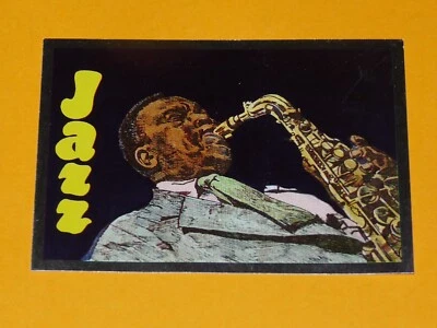 AUTOCOLLANT PANINI STICKERS 1987 MUSIQUE JAZZ SAXOPHONE - Photo 1/2