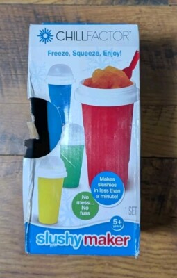 ChillFactor Slushy Maker 16.9oz NEW IN BOX 