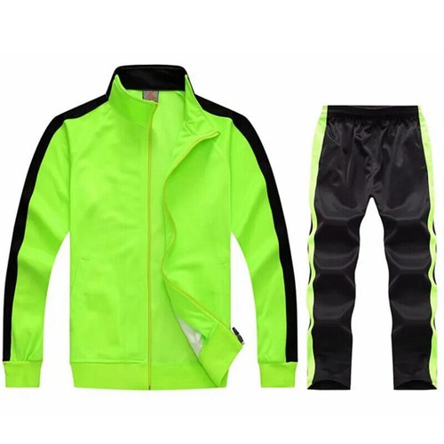 2 teiliges Set Trainingsanzug Herren Jogginganzug Sportbekleidung Männer Jacke + Hose Sets Anzüge - Bild 23 von 33