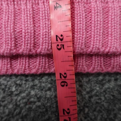 The Cashmere Company Jumper Womens XL Pink 100% Cashmere Knitted 1/4 Zip - Picture 12 of 14