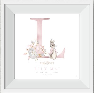 personalised baby name print