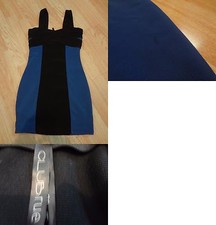 Women's Club Rue By Rue 21 M Black Navy Dress Fitted