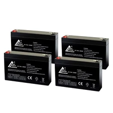 4 X 6V7AH SEALED LEAD ACID RECHARGEABLE BATTERIES F1 /T1 UNIVERSAL MULTIPURPOSE