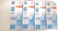 GE LED CAC 5w 60w Replacement Light Bulb 4 Pk Soft White Dimmable 500 Lumens