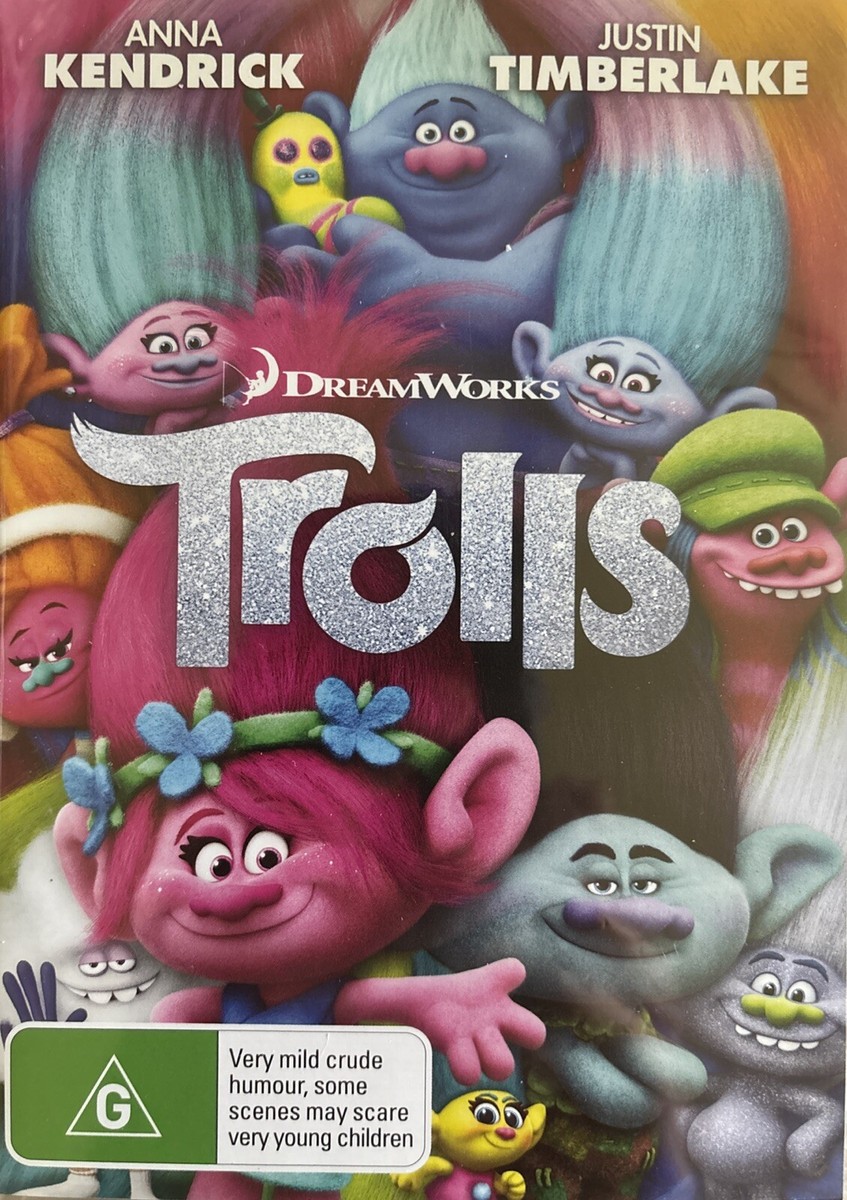 DVD: Trolls - 2016 Children's Animated Jukebox Musical Comedy